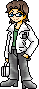 animated sprite of a blinking otacon